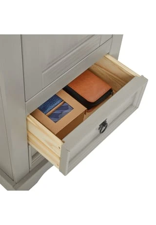 IDIMEX Schuhschrank TEQUILA, Kiefer Massiv, Mit 2 Schubladen Und 8 Fächer, Mexiko TEQUILA Grau/ Braun 8 IDIMEX Schuhschrank TEQUILA, Kiefer Massiv, Mit 2 Schubladen Und 8 Fächer, Mexiko TEQUILA Grau/ Braun – Bild 6