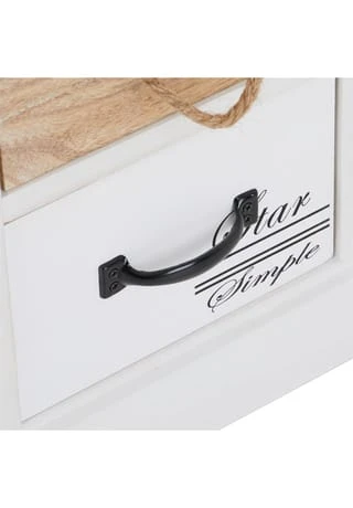 CARO-Möbel Sitzbank Mit 6 Schubkästen In Weiß SALVA Weiß 8 CARO-Möbel Sitzbank Mit 6 Schubkästen In Weiß SALVA Weiß – Bild 6