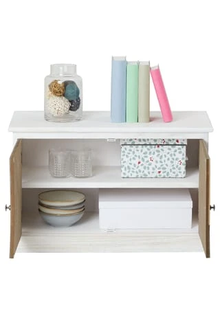 CARO-Möbel Schuhbank In Vintage Optik CARA Weiß 7 CARO-Möbel Schuhbank In Vintage Optik CARA Weiß – Bild 5