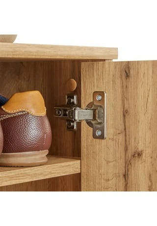 CARO-Möbel Schuhschrank 2 Türen In Verschiedenen Farben LENNIS Wotan Eiche 8 CARO-Möbel Schuhschrank 2 Türen In Verschiedenen Farben LENNIS Wotan Eiche – Bild 6