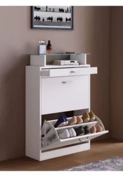 VCM. - My Home Holz Regal Kipper Schuhregal Schuhschrank Schuhkipper 2 Klappen Ablage Braso Weiß 8 VCM. - My Home Holz Regal Kipper Schuhregal Schuhschrank Schuhkipper 2 Klappen Ablage Braso Weiß -WOHN-ESSZIMMER Verkäufe unnamed file 1099