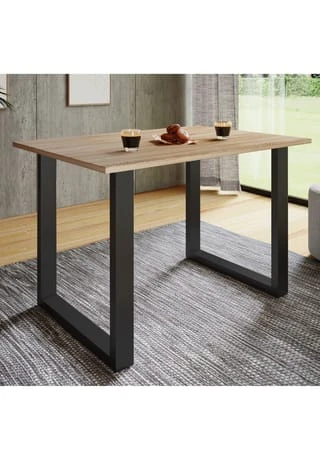 VCM. - My Home Premium Holz Esstisch Küchentisch Speisetisch Tisch Xona U Schwarz 5 VCM. - My Home Premium Holz Esstisch Küchentisch Speisetisch Tisch Xona U Schwarz – Bild 3