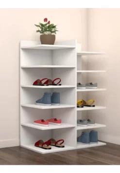 VCM. - My Home XXL Holz Großer Schuhschrank Schuhkommode Schuhregal Groß Enosa 12 Fächer Weiß -WOHN-ESSZIMMER Verkäufe unnamed file 1110