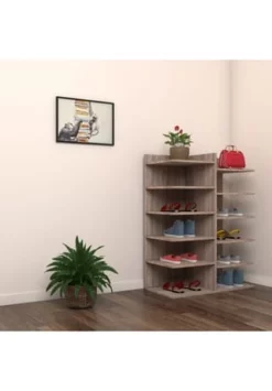 VCM. - My Home XXL Holz Großer Schuhschrank Schuhkommode Schuhregal Groß Enosa 12 Fächer Sonoma-Eiche -WOHN-ESSZIMMER Verkäufe unnamed file 1114