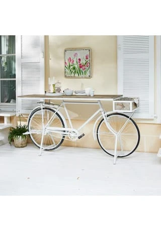 LOBERON Konsole Aubervilliers Antikweiß Antikweiß 5 LOBERON Konsole Aubervilliers Antikweiß Antikweiß – Bild 3