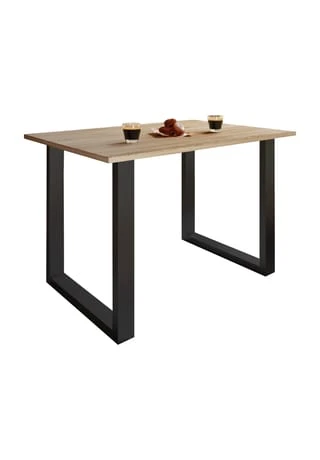 VCM. - My Home Premium Holz Esstisch Küchentisch Speisetisch Tisch Xona U Schwarz 3 VCM. - My Home Premium Holz Esstisch Küchentisch Speisetisch Tisch Xona U Schwarz