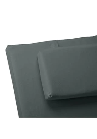 VCM. 2x Liegenauflage Polster Für Gartenliege Kopfkissen Anthrazit Anthrazit 4 VCM. 2x Liegenauflage Polster Für Gartenliege Kopfkissen Anthrazit Anthrazit – Bild 2