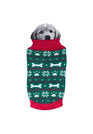 SIX Hunde Accessoire Winterliches Muster 3 SIX Hunde Accessoire Winterliches Muster