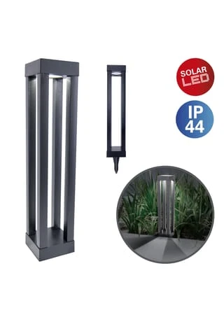 Näve Leuchten LED Solar-Erdspieß/Tischleuchte "Lucius" H: 54,4cm 4 Näve Leuchten LED Solar-Erdspieß/Tischleuchte "Lucius" H: 54,4cm – Bild 2