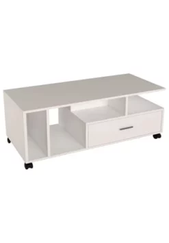 VCM. - My Home Holz Beistelltisch Couchtisch Sofatisch Wohnzimmertisch Rollen Schublade Silus Weiß 7 VCM. - My Home Holz Beistelltisch Couchtisch Sofatisch Wohnzimmertisch Rollen Schublade Silus Weiß -WOHN-ESSZIMMER Verkäufe unnamed file 132