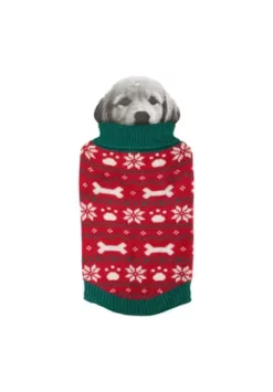 SIX Hunde Accessoire Winterliches Muster