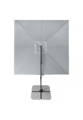 Doppler® Regenschirm Ravenna AX 275x275 Cm Hellgrau 7 Doppler® Regenschirm Ravenna AX 275x275 Cm Hellgrau – Bild 5