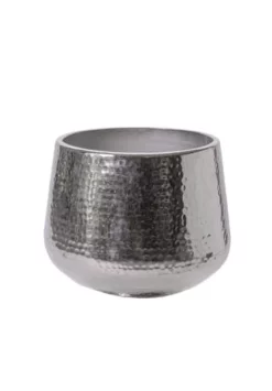 PURE DAY Übertopf Big Silver Metallfarben