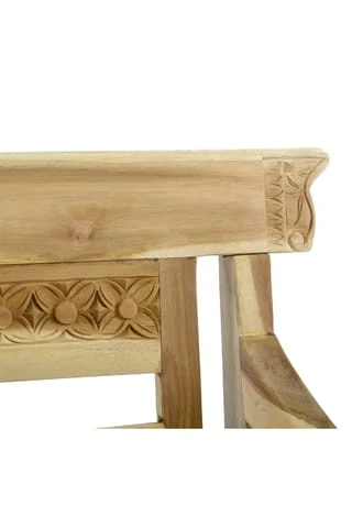 VCM. 2-Sitzer Kinderbank Gartenbank Antik Hochwertig Teak Holz Natur 80cm Braun 4 VCM. 2-Sitzer Kinderbank Gartenbank Antik Hochwertig Teak Holz Natur 80cm Braun – Bild 2