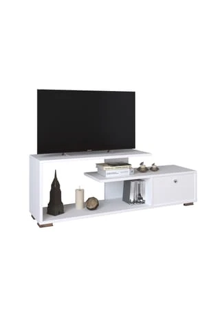 VCM. - My Media Holz TV Lowboard Fernsehschrank Konsole Fernsehtisch Fernseh Schublade Mazusa Weiß 3 VCM. - My Media Holz TV Lowboard Fernsehschrank Konsole Fernsehtisch Fernseh Schublade Mazusa Weiß