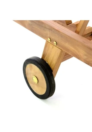 VCM. Sonnenliege Gartenliege Liegestuhl Teakholz Klappbar Behandelt Braun 7 VCM. Sonnenliege Gartenliege Liegestuhl Teakholz Klappbar Behandelt Braun – Bild 5