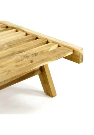 VCM. Sonnenliege Gartenliege Liegestuhl Teakholz Klappbar Natur 200x57cm Braun 6 VCM. Sonnenliege Gartenliege Liegestuhl Teakholz Klappbar Natur 200x57cm Braun – Bild 4