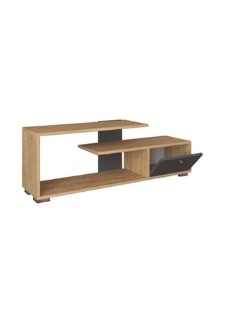 VCM. - My Media Holz TV Lowboard Fernsehschrank Konsole Fernsehtisch Fernseh Schublade Mazusa Honig-Eiche / Anthrazit 6 VCM. - My Media Holz TV Lowboard Fernsehschrank Konsole Fernsehtisch Fernseh Schublade Mazusa Honig-Eiche / Anthrazit – Bild 4