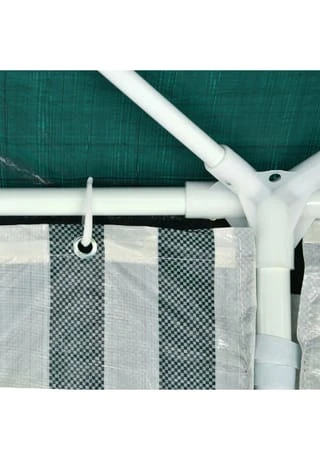 VCM. Pavillon Partyzelt Grün 3x6m PE 110g/m² Gartenzelt Festzelt Eventzelt Marktzelt 5 VCM. Pavillon Partyzelt Grün 3x6m PE 110g/m² Gartenzelt Festzelt Eventzelt Marktzelt – Bild 3