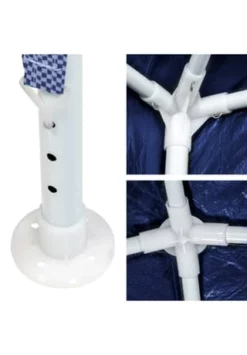 VCM. Pavillon Partyzelt 3x3m Blau Weiß Wasserdicht 4 Seitenteile Gartenzelt Eventzelt 11 VCM. Pavillon Partyzelt 3x3m Blau Weiß Wasserdicht 4 Seitenteile Gartenzelt Eventzelt -WOHN-ESSZIMMER Verkäufe unnamed file 1750