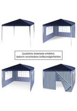VCM. Pavillon Partyzelt 3x3m Blau Weiß Wasserdicht 4 Seitenteile Gartenzelt Eventzelt 13 VCM. Pavillon Partyzelt 3x3m Blau Weiß Wasserdicht 4 Seitenteile Gartenzelt Eventzelt -WOHN-ESSZIMMER Verkäufe unnamed file 1752