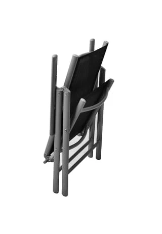 VCM. 4er Set Klappstuhl Schwarz Klappsessel Gartenstuhl Campingstuhl Liegestuhl Schwarz 7 VCM. 4er Set Klappstuhl Schwarz Klappsessel Gartenstuhl Campingstuhl Liegestuhl Schwarz – Bild 5