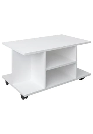 VCM. - My Media Holz TV Lowboard Rollen Fernsehschrank Tisch Konsole Rollbar Möbel Fernsehtisch Findalo Weiß 5 VCM. - My Media Holz TV Lowboard Rollen Fernsehschrank Tisch Konsole Rollbar Möbel Fernsehtisch Findalo Weiß – Bild 3