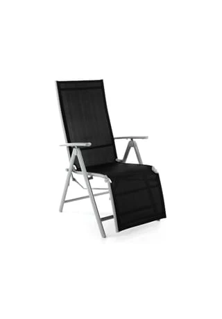 VCM. Gartenliege Sonnenliege Liegestuhl Relaxliege Terrasse Balkon Schwarz Grau Schwarz 3 VCM. Gartenliege Sonnenliege Liegestuhl Relaxliege Terrasse Balkon Schwarz Grau Schwarz