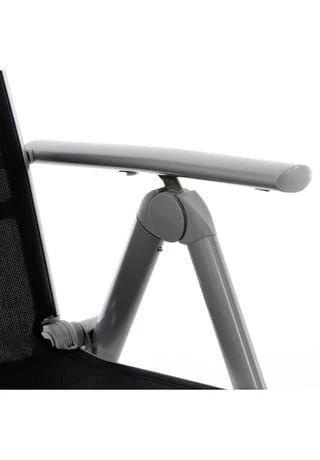 VCM. Gartenliege Sonnenliege Liegestuhl Relaxliege Terrasse Balkon Schwarz Grau Schwarz 4 VCM. Gartenliege Sonnenliege Liegestuhl Relaxliege Terrasse Balkon Schwarz Grau Schwarz – Bild 2