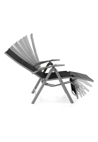 VCM. Gartenliege Sonnenliege Liegestuhl Relaxliege Terrasse Balkon Schwarz Grau Schwarz 8 VCM. Gartenliege Sonnenliege Liegestuhl Relaxliege Terrasse Balkon Schwarz Grau Schwarz – Bild 6