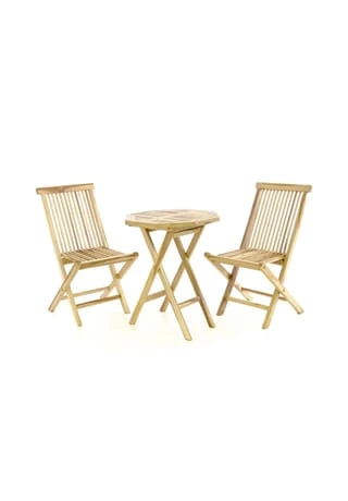 VCM. Gartenmöbel Sitzgruppe Garnitur Tisch Achteckig Ø60cm Teak Holz Natur Braun 3 VCM. Gartenmöbel Sitzgruppe Garnitur Tisch Achteckig Ø60cm Teak Holz Natur Braun