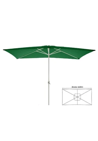 VCM. Sonnenschirm Eckig 2x3m Grün Mit Kurbel Marktschirm Rechteckschirm Sonnenschutz Grün 7 VCM. Sonnenschirm Eckig 2x3m Grün Mit Kurbel Marktschirm Rechteckschirm Sonnenschutz Grün – Bild 5