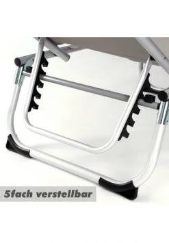 VCM. Sonnenliege Sonnendach Grau 187x57x30 Cm Alu Campingliege Klappbar Grau -WOHN-ESSZIMMER Verkäufe unnamed file 1921