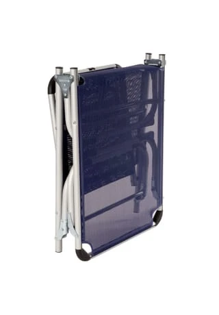 VCM. Gartenliege Sonnenliege Blau Mit Kissen 187x57x30 Cm Alu Klappbar Blau 5 VCM. Gartenliege Sonnenliege Blau Mit Kissen 187x57x30 Cm Alu Klappbar Blau – Bild 3