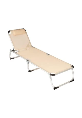 VCM. Gartenliege Sonnenliege Beige Kissen 187x57x30cm Liege Alu Klappbar Beige 3 VCM. Gartenliege Sonnenliege Beige Kissen 187x57x30cm Liege Alu Klappbar Beige