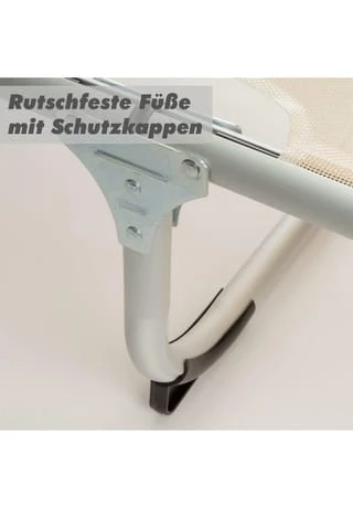 VCM. Gartenliege Sonnenliege Beige Kissen 187x57x30cm Liege Alu Klappbar Beige 5 VCM. Gartenliege Sonnenliege Beige Kissen 187x57x30cm Liege Alu Klappbar Beige – Bild 3