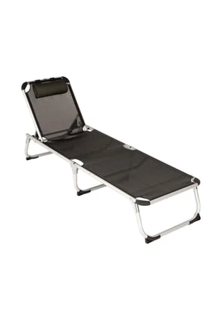 VCM. Gartenliege Sonnenliege Schwarz Kissen 187x57x30cm Liege Klappbar Schwarz 3 VCM. Gartenliege Sonnenliege Schwarz Kissen 187x57x30cm Liege Klappbar Schwarz