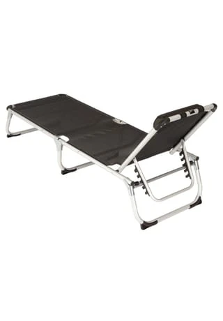 VCM. Gartenliege Sonnenliege Schwarz Kissen 187x57x30cm Liege Klappbar Schwarz 4 VCM. Gartenliege Sonnenliege Schwarz Kissen 187x57x30cm Liege Klappbar Schwarz – Bild 2