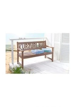 PURE DAY Outdoor-Bank Kurzurlaub Grau