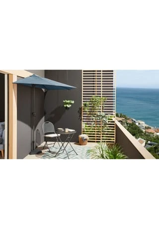 PURE DAY Sonnenschirm Sole Blau 4 PURE DAY Sonnenschirm Sole Blau – Bild 2