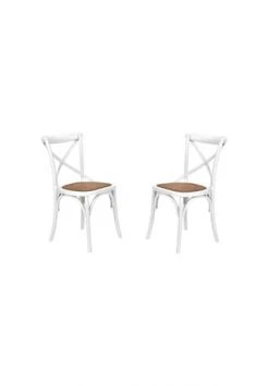 BUTLERS® CROSS COUNTRY Stuhl 2er-Set Weiß Weiß