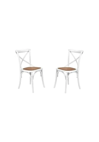 BUTLERS® CROSS COUNTRY Stuhl 2er-Set Weiß Weiß 3 BUTLERS® CROSS COUNTRY Stuhl 2er-Set Weiß Weiß