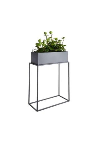 BUTLERS® PLANTA Pflanzkasten Mit Gestell B 55 X T 25cm Grau 5 BUTLERS® PLANTA Pflanzkasten Mit Gestell B 55 X T 25cm Grau – Bild 3