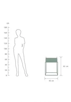 BUTLERS® PLANTA Pflanzkasten Mit Gestell B 45 X T 21cm Salbei -WOHN-ESSZIMMER Verkäufe unnamed file 2178