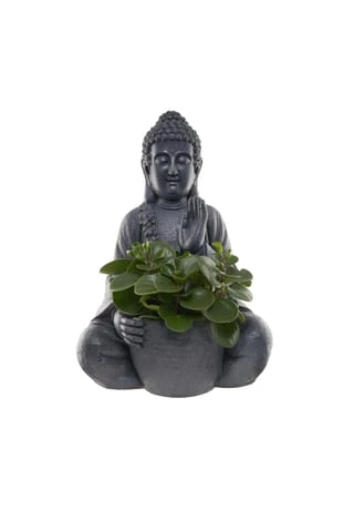 BUTLERS® BUDDHA Statue Mit Blumentopf Höhe 69cm 4 BUTLERS® BUDDHA Statue Mit Blumentopf Höhe 69cm – Bild 3