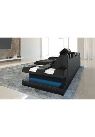 SOFA DREAMS Ecksofa Apollonia L Schwarz-weiß 7 SOFA DREAMS Ecksofa Apollonia L Schwarz-weiß – Bild 5