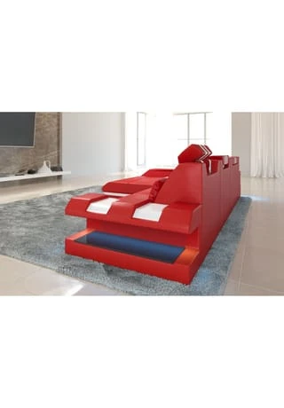 SOFA DREAMS Ecksofa Apollonia L Rot-weiß 7 SOFA DREAMS Ecksofa Apollonia L Rot-weiß – Bild 5