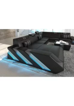 SOFA DREAMS XXL Wohnlandschaft Leder Apollonia Schwarz-grau 12 SOFA DREAMS XXL Wohnlandschaft Leder Apollonia Schwarz-grau -WOHN-ESSZIMMER Verkäufe unnamed file 307