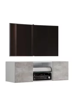VCM. - My Media Holz TV Wandboard Hänge Lowboard Fernsehschrank Hängend Wandschrank Tisch Jusa