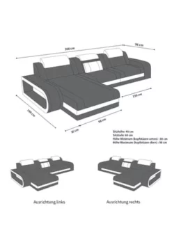 SOFA DREAMS Ecksofa Leder Berlin Braun-weiss 11 SOFA DREAMS Ecksofa Leder Berlin Braun-weiss -WOHN-ESSZIMMER Verkäufe unnamed file 325